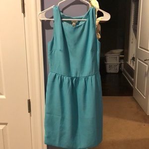 J. Crew tank top dress aqua